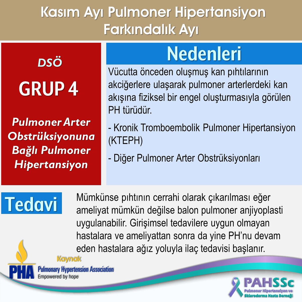 pulmoner hipertansiyon nedenleri