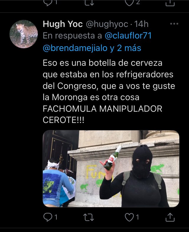 clauflor71's tweet photo. @ezapeta Así me respondió ayer un fulano es decir parece q es montaje jajjaja https://t.co/Su6K84SwGm