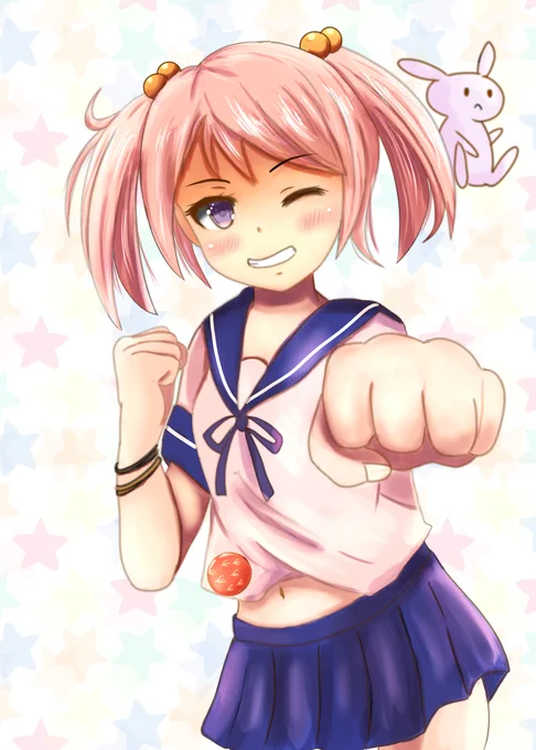 ご主人様☆ 調子に乗ると、ぶっとばしますよ♪

#艦これ #漣 