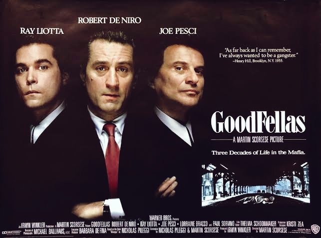 5. GOODFELLAS (1990)6. SCHINDLER'S LIST (1993)7. SHAWSHANK REDEMPTION (1994)8. LORD OF THE RINGS TRILOGY (2001, 2002, 2003)