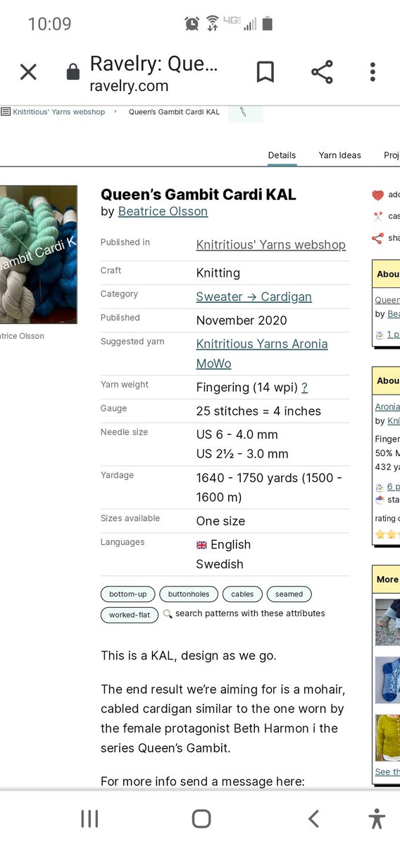 Blackpillow10's tweet image. #QueensGambit cardigan KAL on Ravelry! Think it is the camel colored mohair #vintageknitting #knittingsweaters