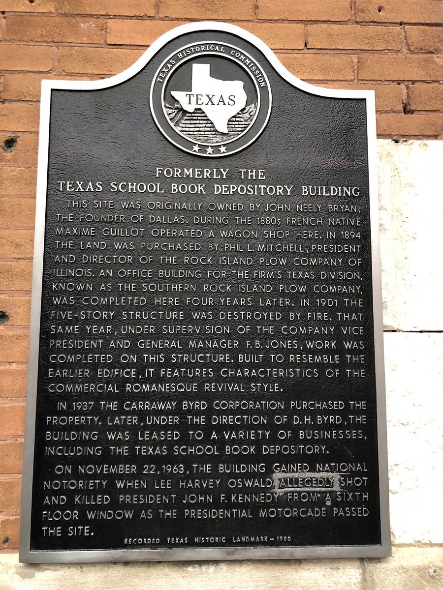 DanaAlexaNews's tweet photo. When I visited Dallas in 2019, I had the chance to see the exact site where #JFK was assassinated. He died 57 years ago on this day. https://t.co/Y7jdPNCOt9