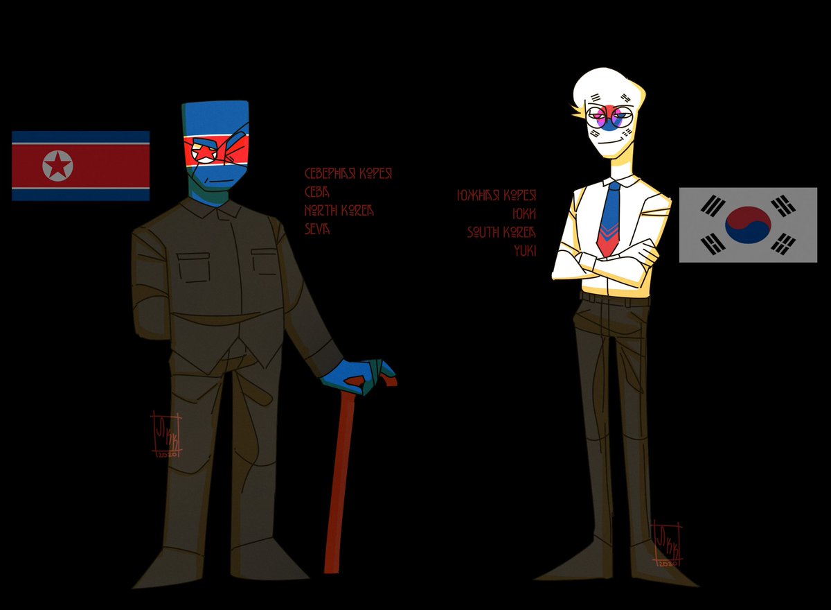 Картинки countryhumans южная корея