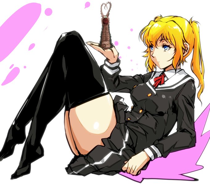 ツインテの日とふとももの日だったとはと 