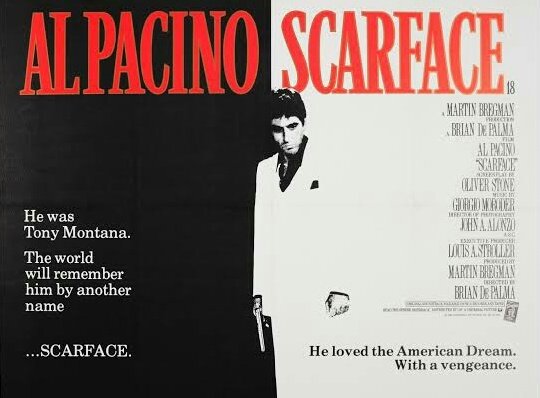 49. THERE WILL BE BLOOD (2007)50. GOOD WILL HUNTING (1997)51. SCARFACE (1983)52. MEMENTO (2000)