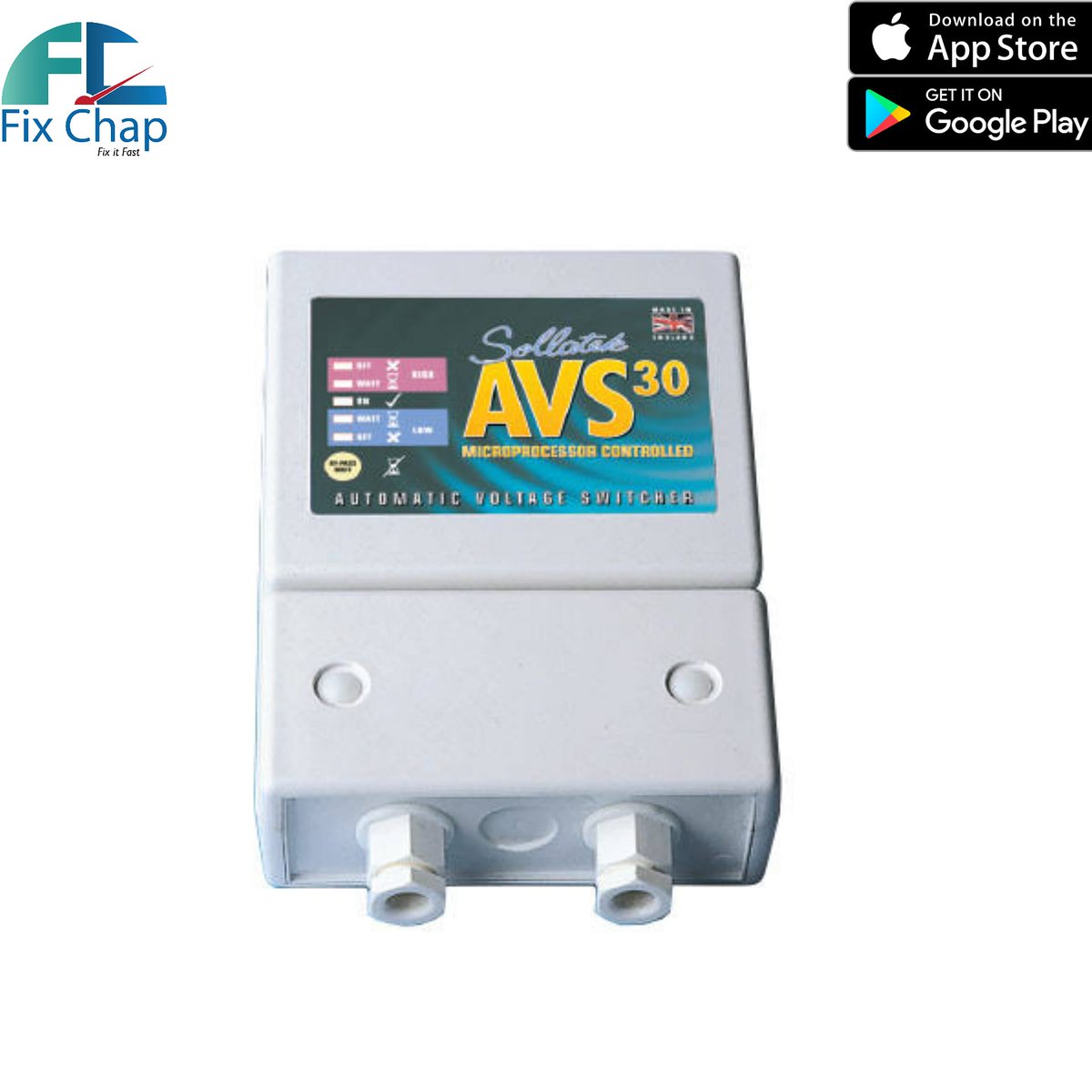 FixChap's tweet photo. AVS protects our AC's against Power Fluctuations which could damage the compressor.
Need to install an AVS?
Get #FixChapApp and book for AC service.
#FixChap #fixitfast #avs #actips #gigeconomy #technology #airconditioning #StartUp #MobileApp https://t.co/ejSsB4pYjU