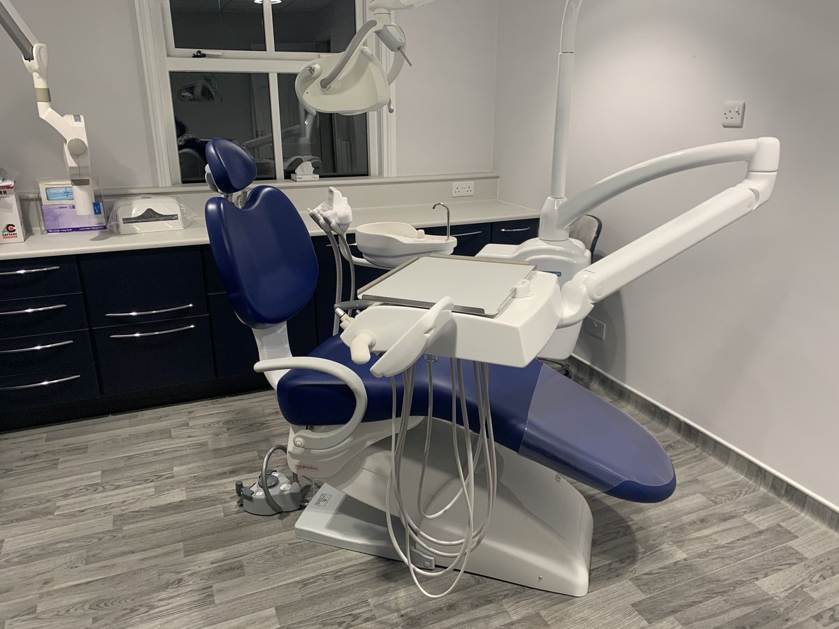 dtsdental's tweet photo. Our third Miglionico Dental treatment centre installed at FP Dental Leeds. Complete with LED light, Ultrasonic Scaler, bien air micromotor and fibre optic handpiece outlets as standard. Complimented by the excellent Cattani Microsmart. 
Thankyou for your continued custom. https://t.co/DS8hcc6SDf