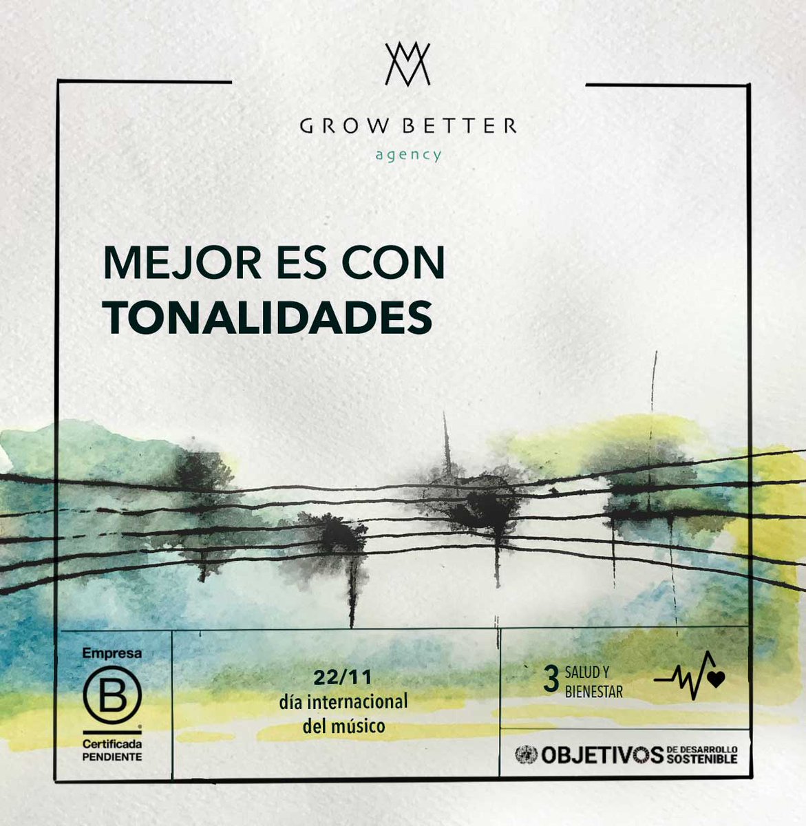 GrowbetterA's tweet photo. Sea del estilo que sea, la música acompaña a la humanidad desde siempre. Feliz día a quienes llenan de notas, acordes y ritmos nuestra vida.

#DíaDeLaMúsica #Músicos #Música #SantaCecilia #MelodíasUniversales https://t.co/u5ZFvE2n4v
