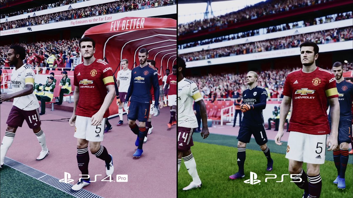 Spoony_Pizzas on Twitter: "PES 2021 | PS4 Pro vs PS5 ✓Graphical / Gameplay  Differences ✓Controller Responsiveness ✓Boot times compared ✓How to  transfer teams, kits, created players from your PS4/Pro  📺https://t.co/anDHifkK3t📺 #PES2021 #PS5