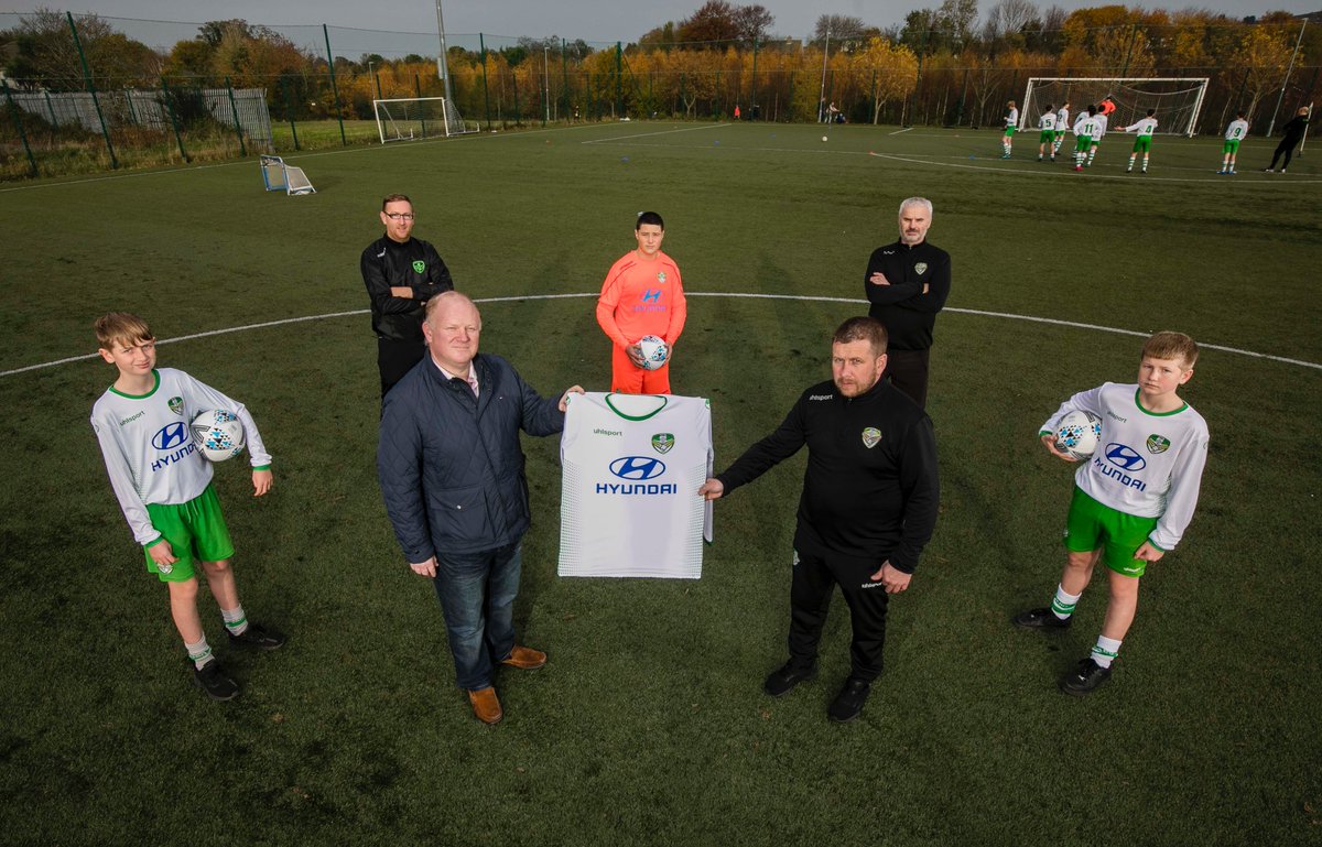 Cabinteely Fc A Huge Thank You To Club Supporters Hyundai Who Have Been Announced As Our U14 Squad Sponsors Stephen Gleeson Md Of Hyundai Ireland Presented The New Jerseys To Cabinteely Fc A Huge Thank You To Club Supporters Hyundai Who Have Been Announced As Our U14 Squad Sponsors Stephen Gleeson Md Of Hyundai Ireland Presented The New Jerseys To