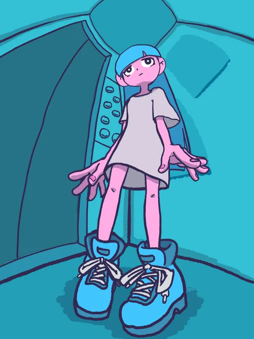 エレベーター
#イラスト 
