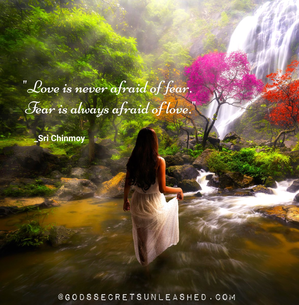 sbraegger11's tweet photo. "Love is never afraid of fear. Fear is always afraid of love."
_Sri Chinmoy #love #fearless #inner #journey #true #self #soul #divine #infiinite #universal #energy #growth #purpose #experience #creation #guidance #wisdom #empowerment #oneness #truth https://t.co/yhbMjjozqh
