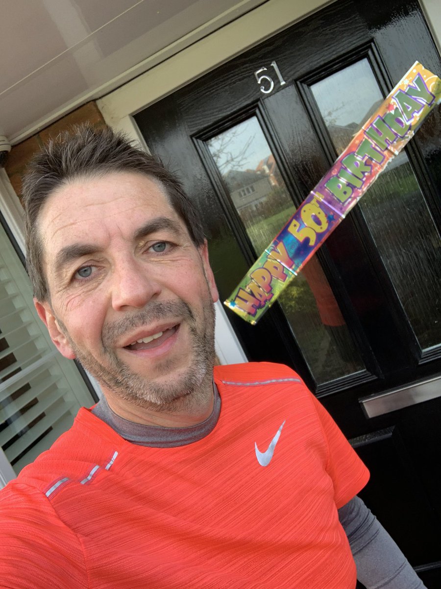 PaulMaloney1970's tweet photo. Running into my fifties....1st half marathon of my 6th decade for #33in32 ๐โโ๏ธ๐ช #FitAt50 #afitterme https://t.co/3HXAE5ADgA