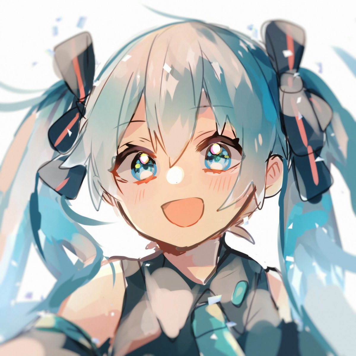 初音ミク 「#ツインテールの日 

ミクさんらくがき 」|白野アキヒロ🍽新連載4/24きららFW・4/8Niμのイラスト