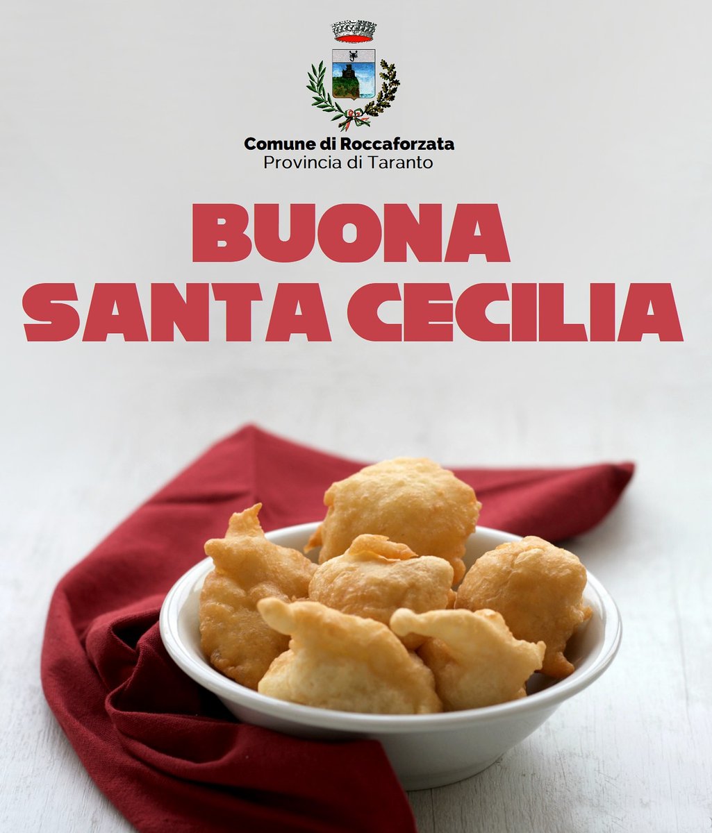 roccaforzata's tweet photo. Con #SantaCecilia arriva l'alba dei festeggiamenti natalizi. Antichi riti che avvolgono in una magica atmosfera le tradizioni sia religiose che pagane.

#santacecilia2020 #tradizioni #tradizionitarantine  #taranto #pettole #pettolata #ariadinatale https://t.co/jED8q9cT6X