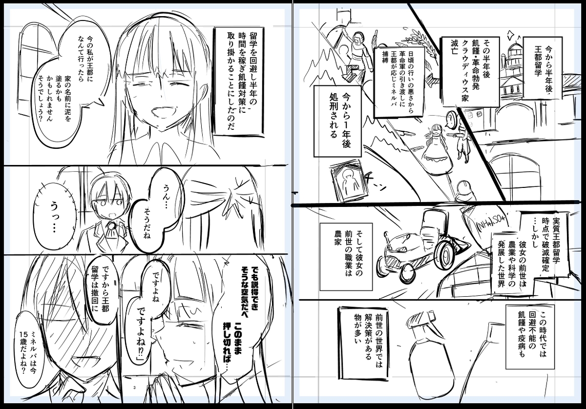 米農家が悪役令嬢に転生する漫画5/60(登場人物紹介) #米農家が悪役令嬢に転生する漫画 