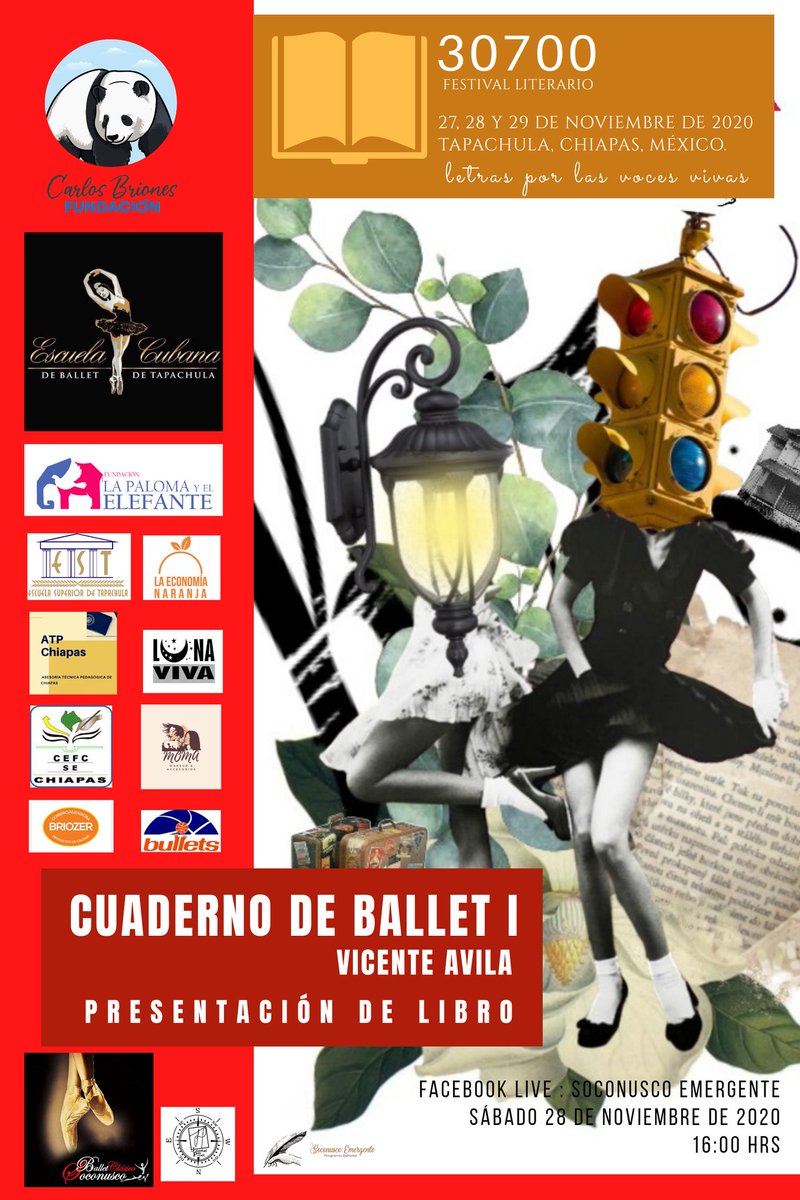 SoconuscoEmerg's tweet photo. #30700Fest
#TapachulaCreativo
#JuntosLoHacemosPosible

Letras por las voces vivas. 

El Programa Editorial Soconusco Emergente es una plataforma de la fundación Carlos Briones que apoya al talento de escritores y escritoras noveles en república mexicana. https://t.co/fC9vRIjRk5
