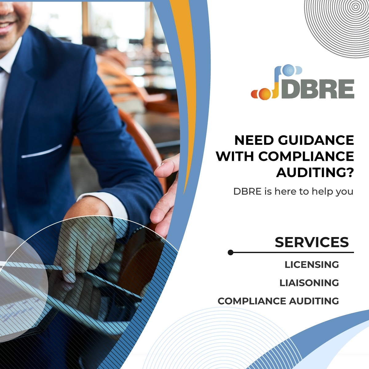 DbreIndia's tweet photo. We at DBRE assist you with compliance auditing and ensure that you don't face any difficulties during and after the work is done👍
.
.
.
#dbre #complianceauditing #liasioning #liscensing https://t.co/QMoxCEONEu