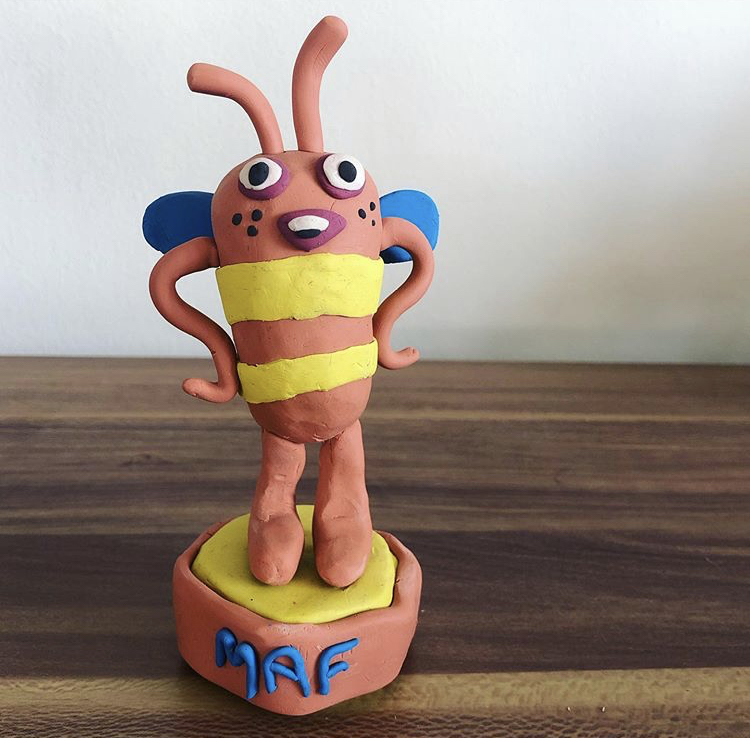 mcranimation's tweet photo. Ah this time last week we were making #MAF2020 plasticine bees with @jimparkyn! It was so much fun and we loved seeing all your creations. Want to give it a go? You can rewatch Jim's session right here https://t.co/S7LIDQLcO5 And don't forget to share your bees with us! https://t.co/eKFx7E745N