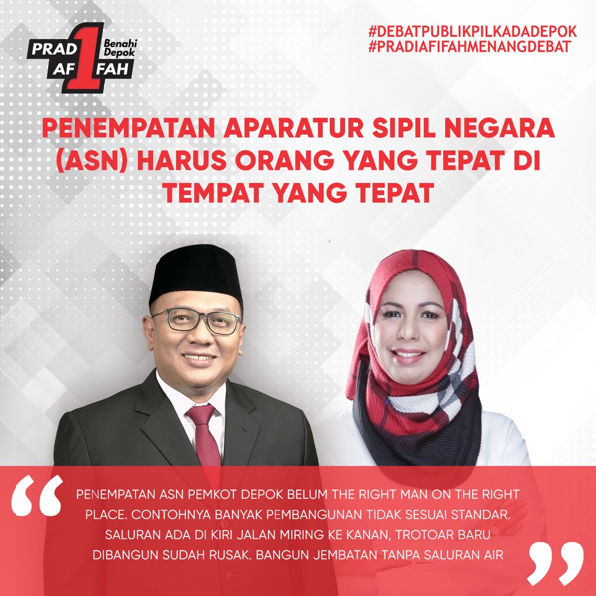 #pradiafifahmenangdebat 
#pradiafifah
#pilkadadepok