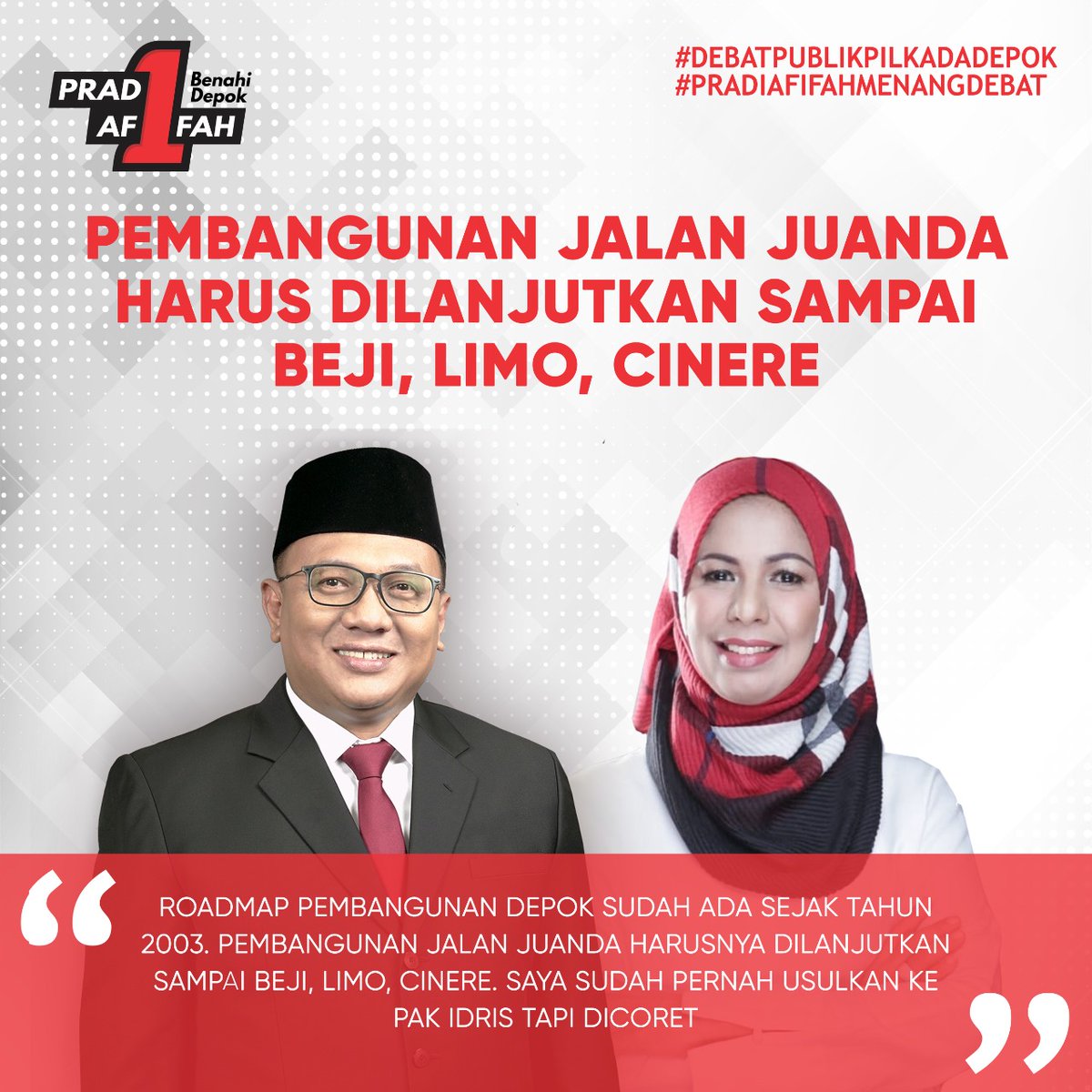 #pradiafifahmenangdebat 
#pradiafifah
#pilkadadepok