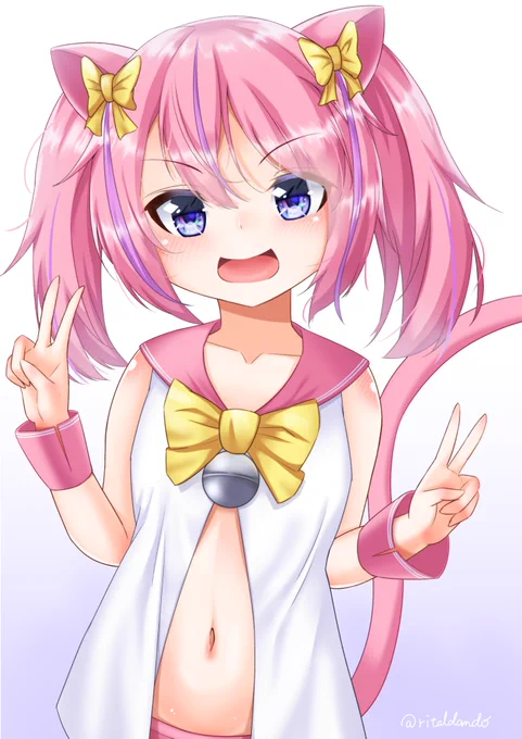 あんまり描いていないなって思っていたら意外と描いていたので便乗#ツインテールの日 #いいツインテールの日 