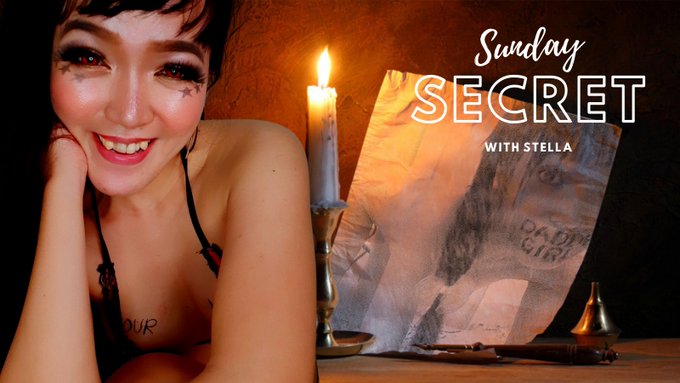 SUNDAY SECRET with STELLA Good moaning, time to wank up? Let's play a little secret game @FanCentro <a href="/tag/fancentro"class="tags"><span>#fancentro</span></a>