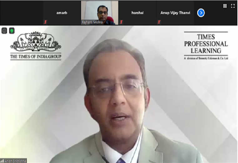 IIM_I's tweet photo. #NewBatch: Delighted to welcome the new batch of Executive Post Graduate Certificate Programme in Management #VLPE with Prof. @askhimanshurai, Director, #IIMI; Prof. @rajhans111, Programme Coordinator, VLPE; & Mr. Anish Srikrishna, President and CEO, Times Professional Learning. https://t.co/iXFfLslER4
