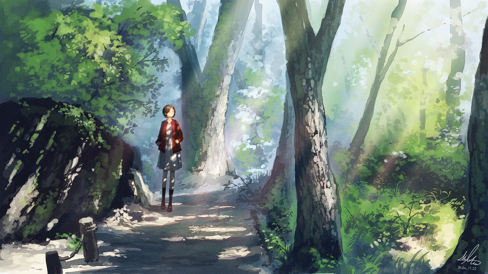 ほめのび 背景イラストレーター 散歩道 Pixivにメイキング投稿してますー T Co 5eniqut5ps イラスト 背景 風景 メイキング T Co Ksmcriggbq Twitter