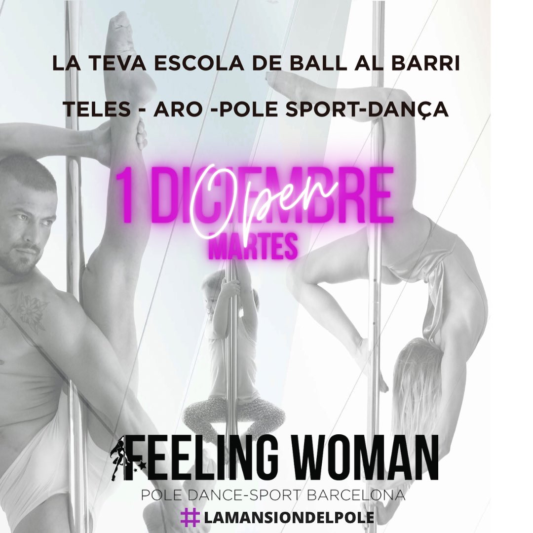 FeelingWomanBCN's tweet photo. Volvemos. #sinmiedo #conganas #lamansiondelpole https://t.co/K0MwRylc6d