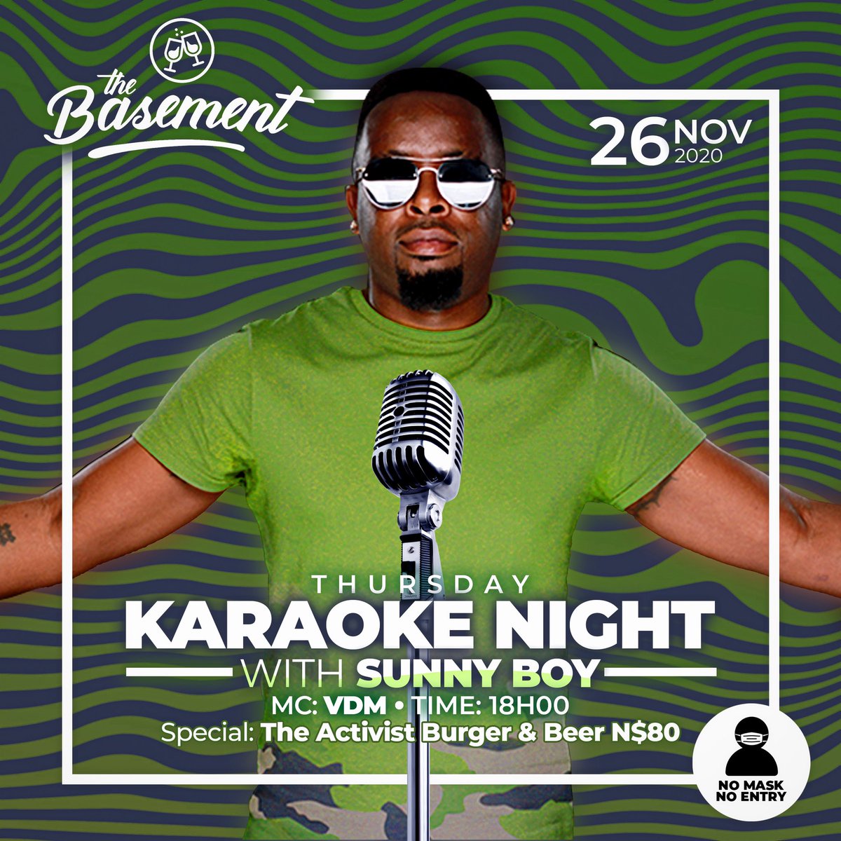 the_basement_na's tweet photo. Yes, you read right😆! The only and only Sunny Boy☀️😎 will be our guest performer this week! 
Tell a friend to tell a friend 🥳🥳🥳 https://t.co/nNSvatVDBo