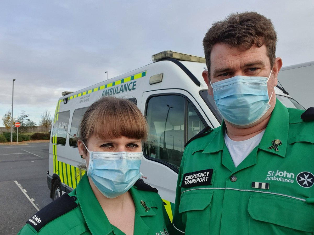 software_emt's tweet photo. Out again today supporting @SyHeartlandsCCG with @stjohnambulance #StJohnPeople #ServicesSelfie https://t.co/UY4ybeqcZZ