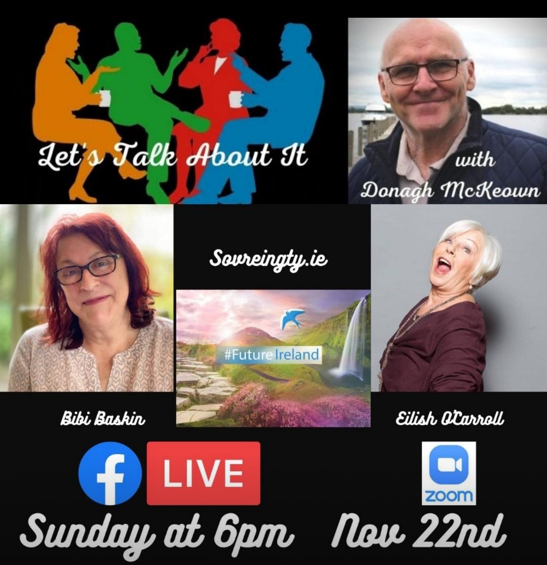 IrishMindfulnss's tweet photo. Looking forward to discussing @sovereignty_ie vision for our island, focusing on a more compassionate, holistic society 🇮🇪 @Letstalkabouti8 @EventfulPepper @oonshogan @sparkplugcoach @ConefreyPharmac @Niamhycarroll @EmmaMcLeducate @SuiMindfulness @PositiveLifeMag @yogaIireland https://t.co/aQZe7lGkDN
