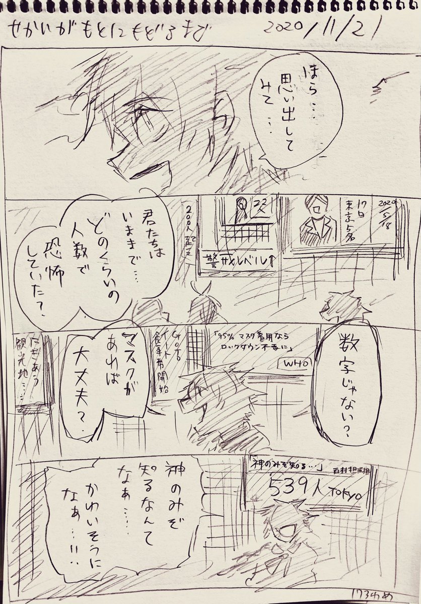#せかいがもとにもどるまで
11/21分 