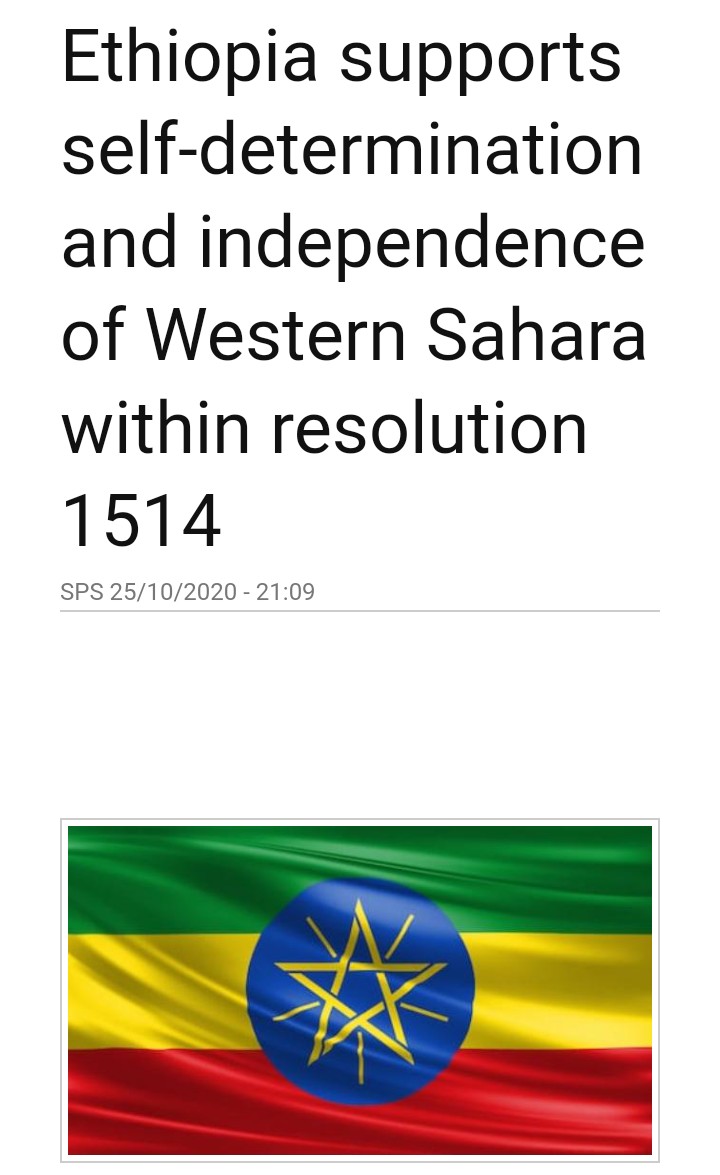 ABenaroun's tweet photo. #Etheopia is one of less than only 25 countries in the world who support the separatist terrorist group of Polisario against the moroccan integrity and sovereignty on its #WesternSahara now Ethiopia is facing similar problem in Tigray.. will they support an independent #Tigray ? https://t.co/RVFPaUWKky