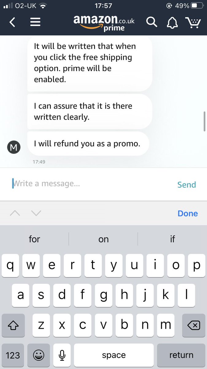 Andrea_Candyx's tweet photo. @AmazonUK just want to warn ppl how easily you can be tricked into having amazing prime )noticed money taken out bank)without knowing you even signed up for it! Then you ask them to prove it and they can’t! An hour on chat and then the guy just cuts me off! https://t.co/x3L8x2WpYo