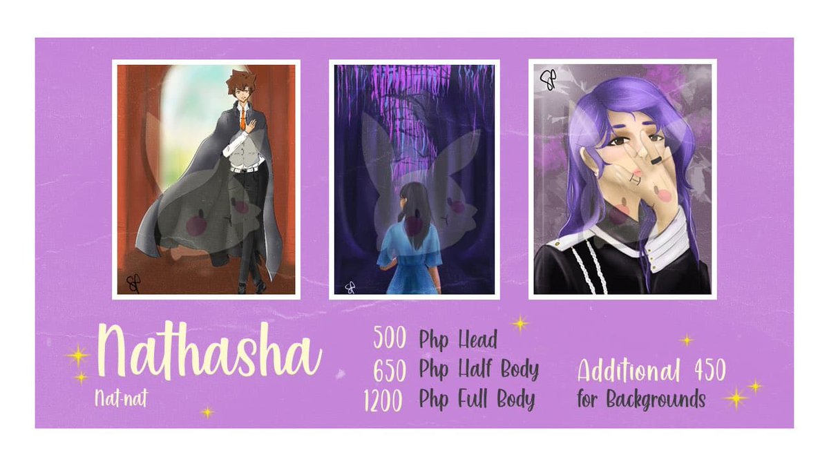 MADgicians's tweet photo. @CLenorah Hey! We're doing comissions for a cause from a recent disaster in our country :)).. Here are samples of our work  :> ✨ https://t.co/a0SrUS9xsT