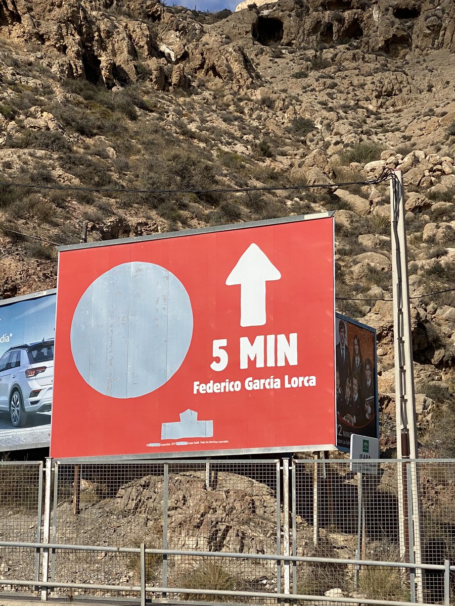 JMGomezHerrada's tweet photo. @GobiernoEs no busquen más, estaba aquí al lado... #Almeria #federicogarcíalorca #FelizDomingo https://t.co/0CQCXpdTES