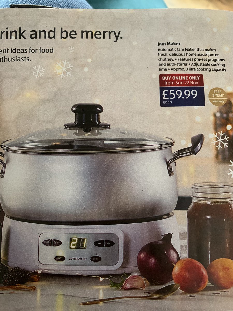 faceplant_steph's tweet photo. @ChrisMoyles @Pipskin @domisatwit available online from today at Aldi for @JamesRobinson #jam https://t.co/X9nY6PQvHw