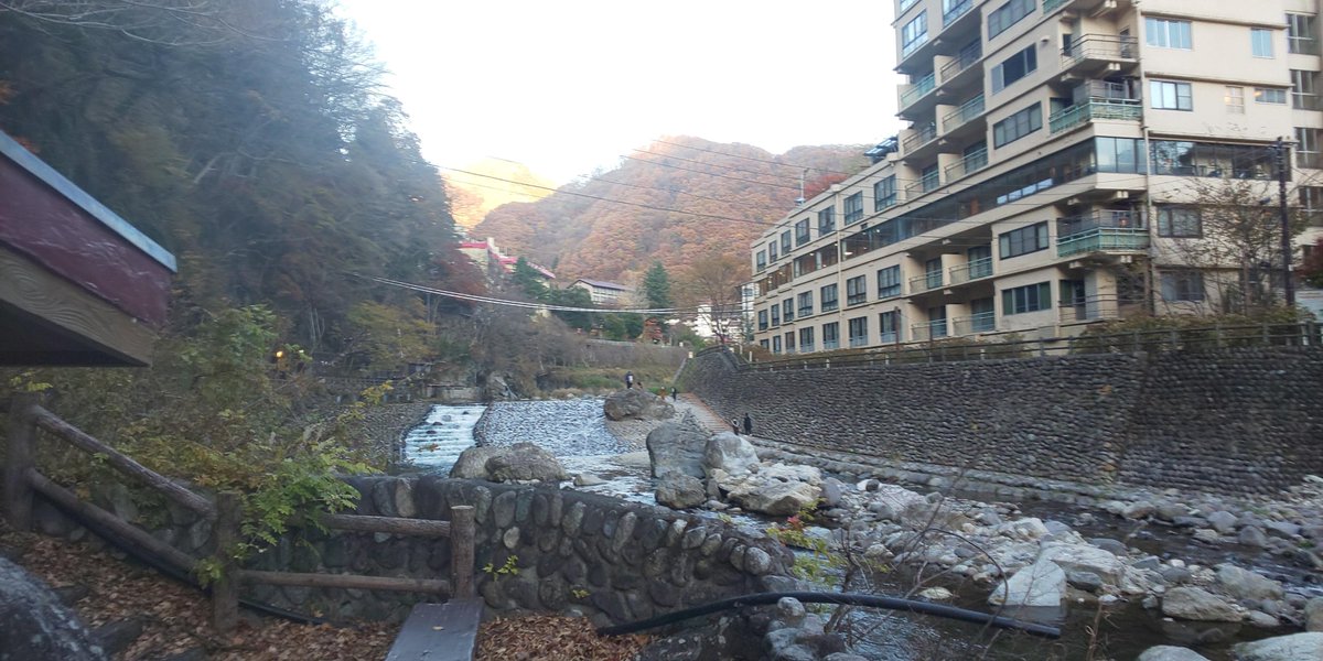 6shosuke's tweet photo. ぷらりと川治温泉へ

本当に景色も道も綺麗で楽しいし、
途中の鬼怒川温泉の風情も最高！

薬師の湯はぬるくて入っていられなかった。
あと年配夫婦にマズい感じのオッサンが
ズーット話しかけてて辛い気持ちに
なった。

あの川治温泉の雰囲気と、上を走る
列車の感じが美しい。 https://t.co/PGfQJBtRtf