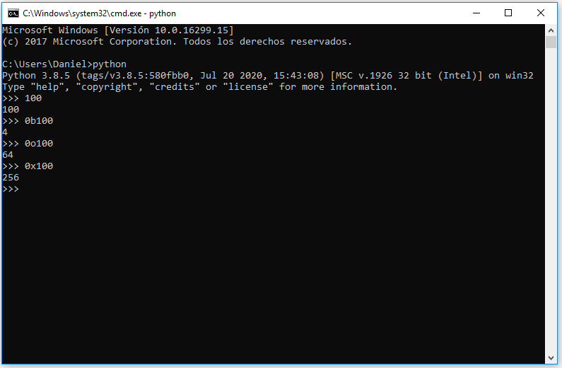 dlcastillop's tweet image. En #Python puedes escribir números en:

- Decimal: de la forma tradicional
- Binario: colocando 0b delante
- Octal: colocando 0o delante
- Hexadecimal: colocando 0x delante

#AprendePython