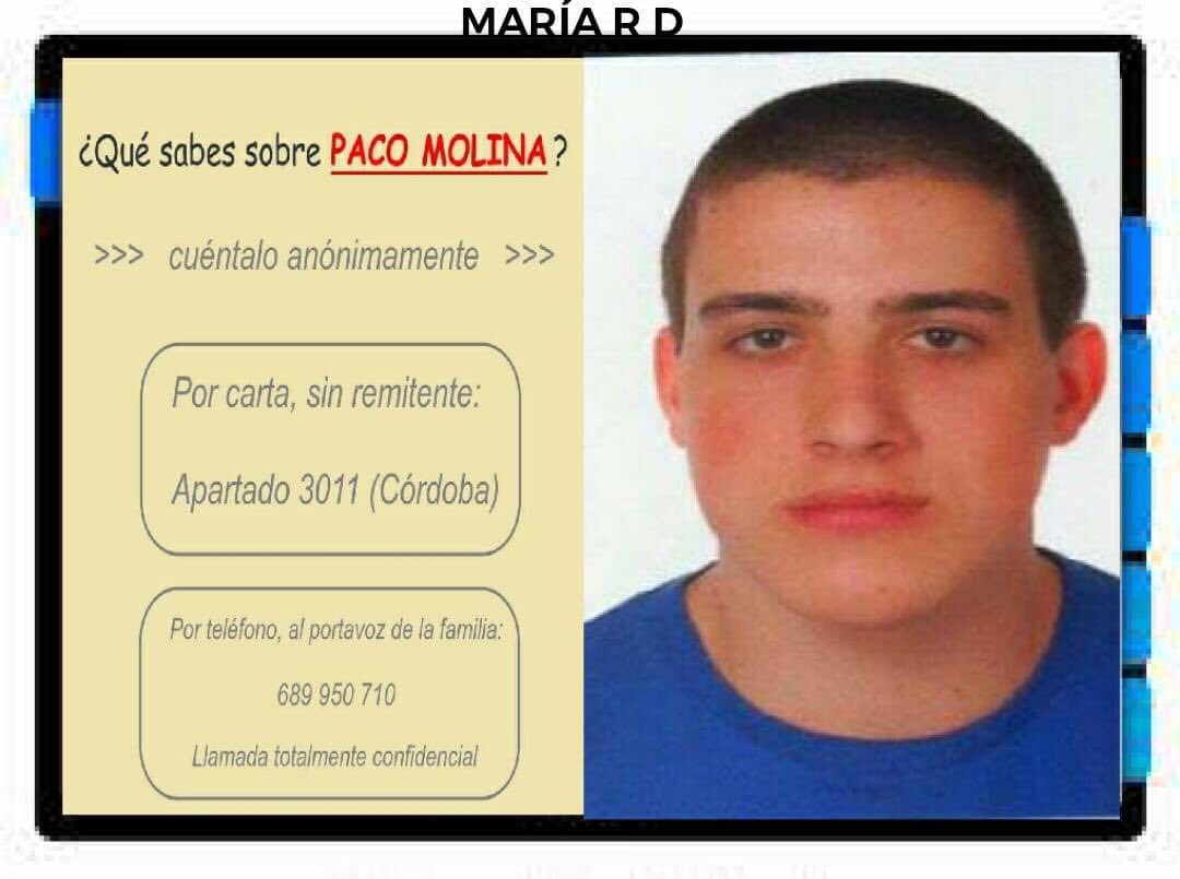 MAS de 5 años #desaparecido Hasta cuando tendremos q esperar? Ayudanos enviando informacion Apdo Correos 3011 d Cordoba Anonimamente GRACIAS #buscandoapacomolina   #sabadelllaspalmas