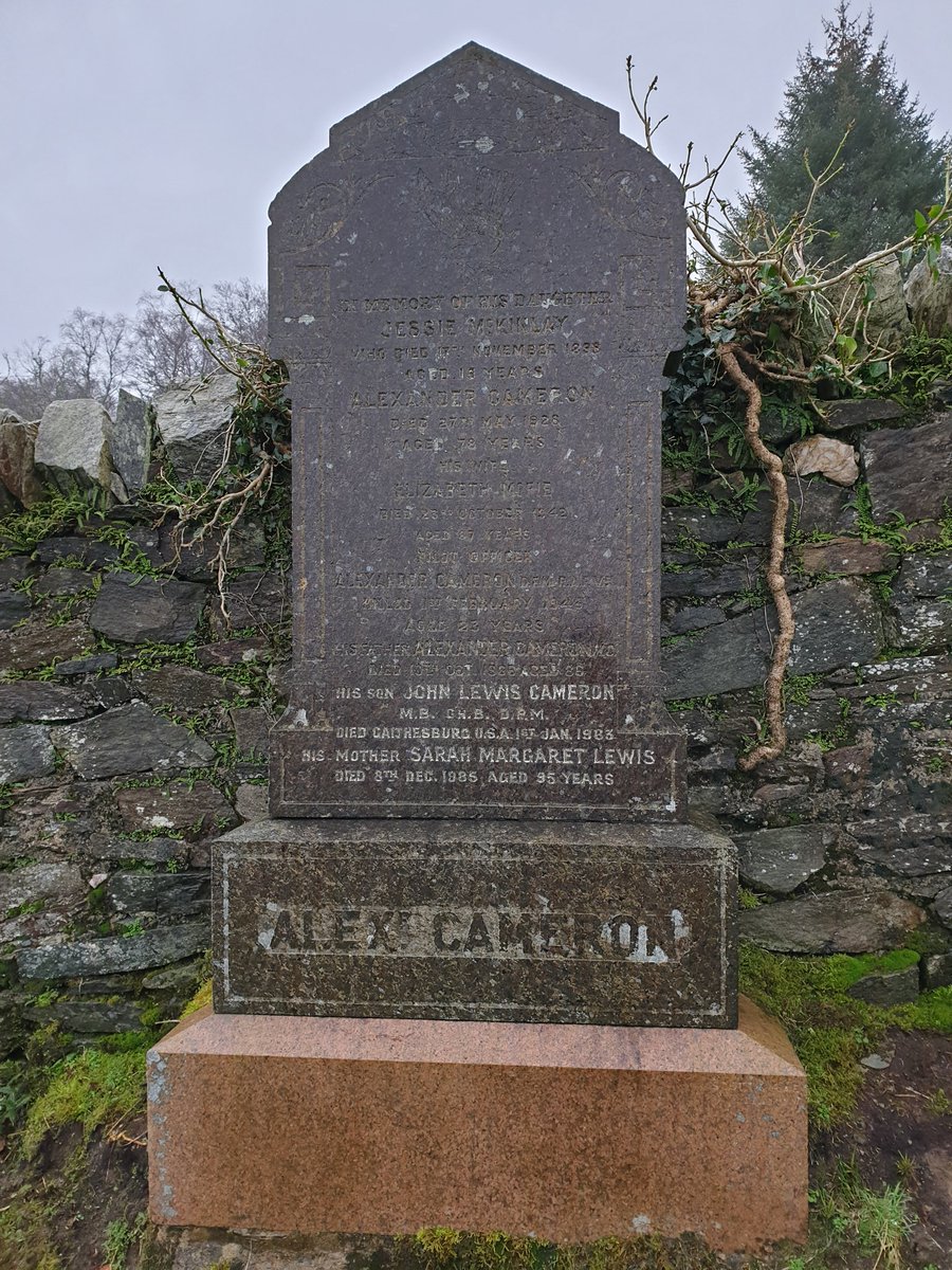 jcmcmurtrie's tweet photo. In #CraigrownieChurch this morning we remembered
Alexander (Alastair) Cameron.
He was a pilot with the #RAFVR in #BomberCommand flying Lancasters and Wellingtons and was awarded the DFM in 1942. He was KIA on 1/2/43, aged 23, and is buried in the family plot at #BarbourCemetery. https://t.co/0l8IYYxl7M