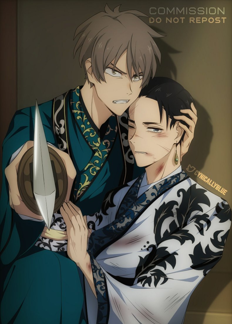 (⚠ Commission, please don't repost)

He protecc 🌸🔥