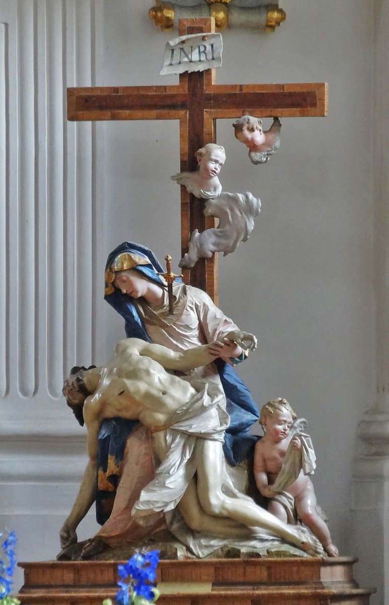 Javierbaladron's tweet photo. #TalDiaComoHoy de 1725 nació en #Altmannstein Ignaz Günther, uno de los mejores escultores del periodo Rococó en Alemania. Sus esculturas se distinguen por la elegancia de su movimiento, que se incrementa por la gracia de su policromía #Arte https://t.co/ATP3GgcsL2