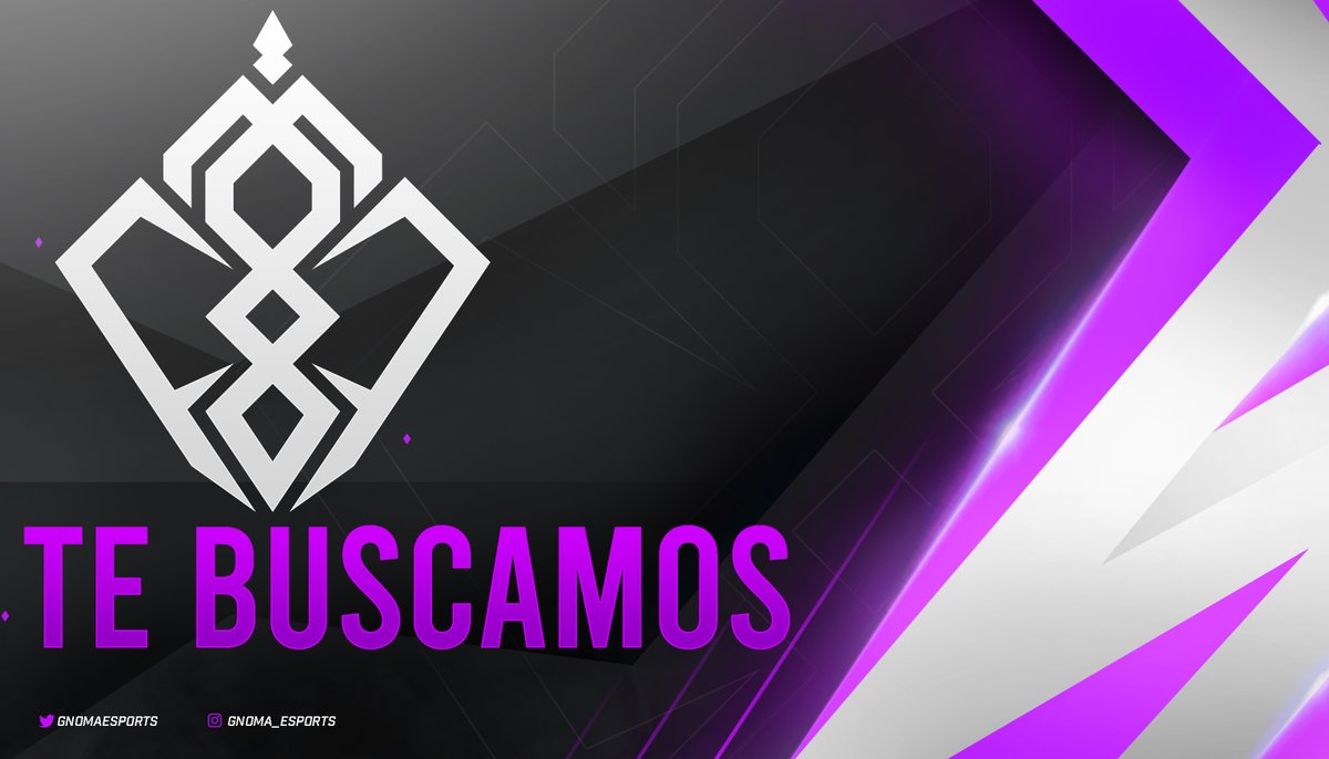 GnomaEsports's tweet photo. 🔍¿Tienes/conoces un bloque f/a de algún juego?

🔸En @GnomaEsports estamos buscando nuevos proyectos competitivos para ampliar nuestro club.

💬Háblanos por MD o únete a nuestro discord y contáctanos. ¡Te escuchamos!

¿A qué esperas?

💜Se agradecen RT y MG💜

🧬#JustOurGene🧬 https://t.co/NugClIZSnC
