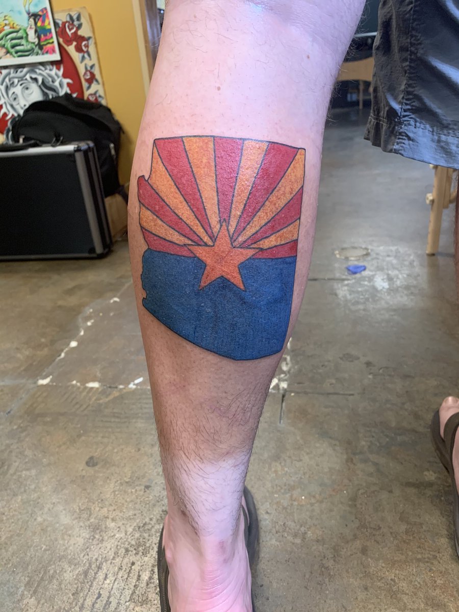 drettisworld's tweet photo. #newink #arizonaboy #fasinatedwiththewest https://t.co/b8eYT3sgc1