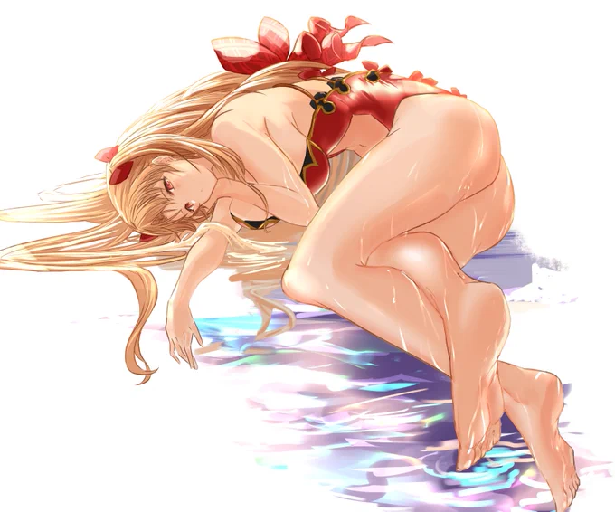 水着 エレシュキガル  #FGO #FateGO 
