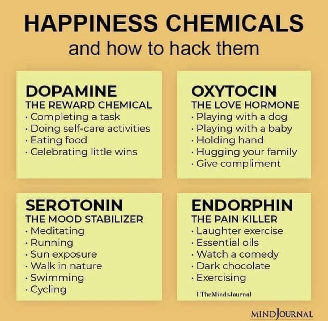 DrP_Principal's tweet photo. Happiness Hacks...
#selfcare
#mentalhealth https://t.co/YEYFDTJ5pO