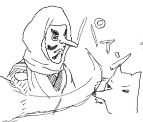 絵チャで描いたindinuさん 
